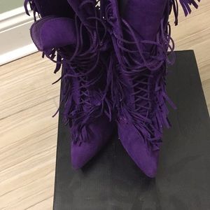 Women’s Faux Suede Lace Up Boots
